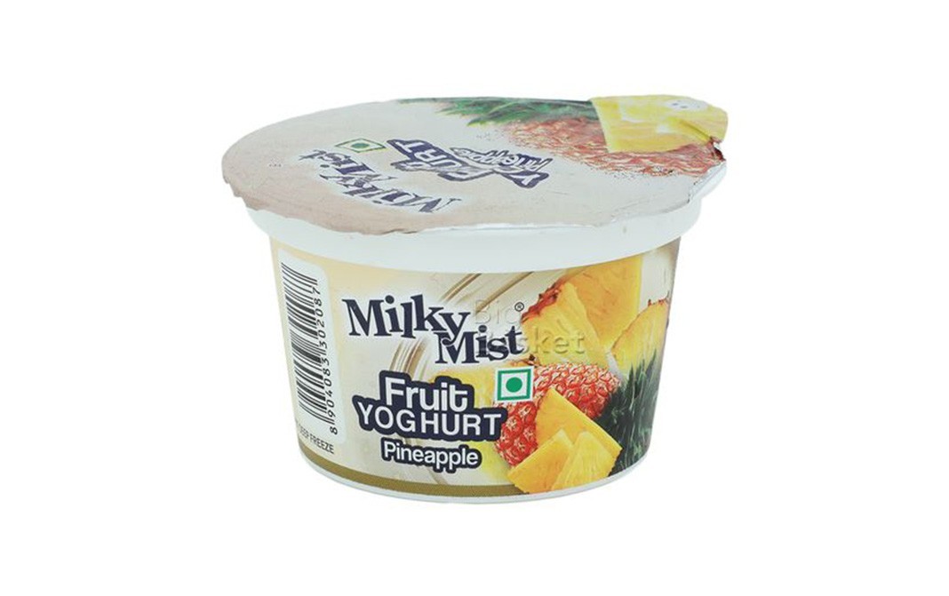 Milky Mist Fruit Yoghurt Pineapple    Pack  100 grams